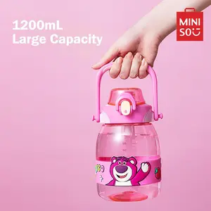 [Back to school] MINISO Disney Series Portable Big Belly TRITAN Cup 1200mL (40oz) High-value Water Bottle and Large-capacity Portable Water Cup, Birthday Gifts, Holiday Gifts, Bedroom Toys, Festive Gifts,cozyvibes