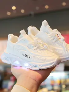 Fashionable Luminous Sneakers, Light Up Shoes, Trainer Shoes, Casual Breathable Comfortable Athletic Sports Running Shoes, Lightweight Soft Sole Shoes for Boys & Girls