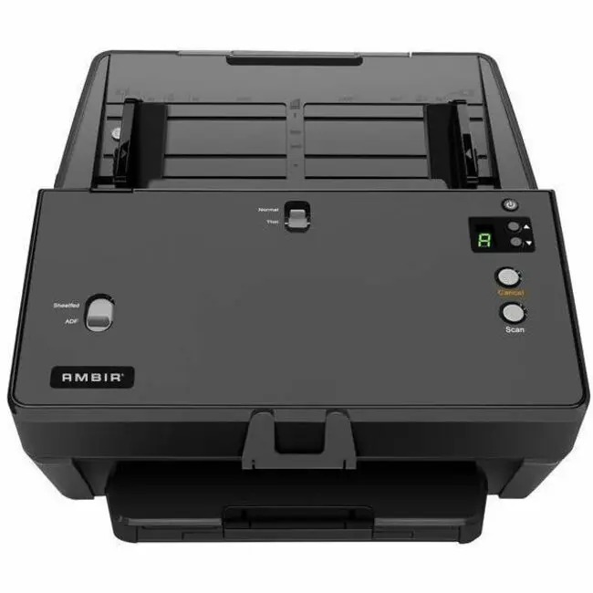 Ambir nScan 1060 LED 600dpi 1.2mm Thickness USB 3.0 Color Scanner Black DS1060AS