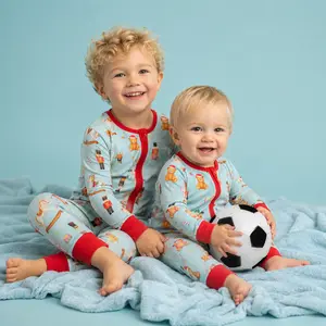 Unisex Bamboo Viscose Footless Baby Zipper Onesie - Ultra-Soft Infant PJs, Nutcracker Nursery Essential for Newborns