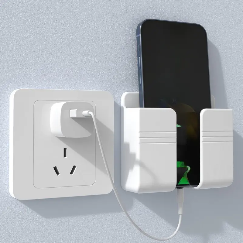 For Wall Holder Universal Cellphone Charge Hook Hanging Stand Bracket Hooks Charging Dock Wall Mount Hook