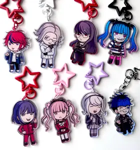 Hundred Line Last Defense Academy Acrylic Charm Keychain