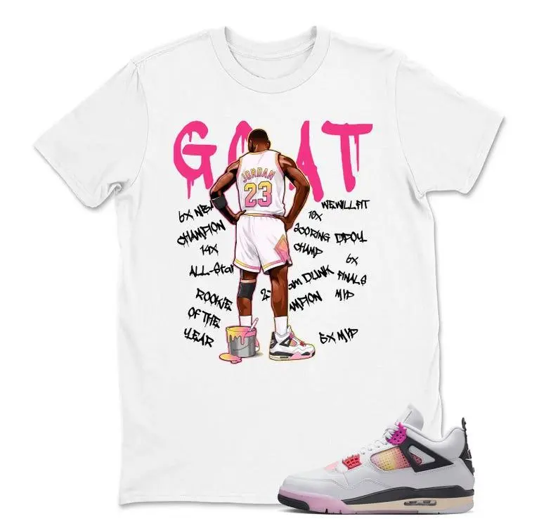 4s Comic Matching T Shirt, GOAT Graphic Shirt, 90s Hip Hop Tee, Gift For Women and Man, Unisex T-Shirt, Sneaker Head Gift