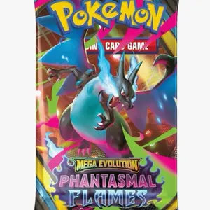Pokémon TCG Mega Evolution Phantasmal Flames Trading Card Game Pack