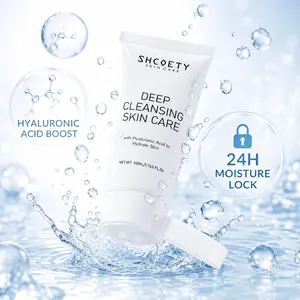 Oil Control Moisturizing Face Wash, Deep Cleansing Hydrating Soap for Oily & Combination Skin, Refreshing Foam, Summer Skincare