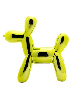 Balloon Dog Ceramic Piggy Bank - Lime