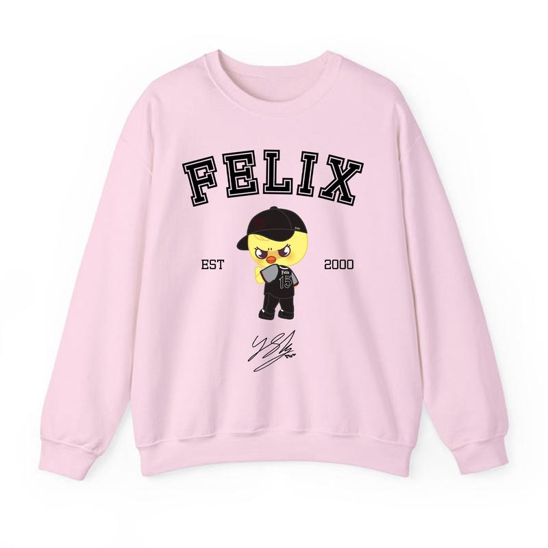 Cute SKKZO Member Sweatshirt, Kpop Stan Outfit, Stay Casual Crewneck, Boy Group Lovers Tops Womenswear