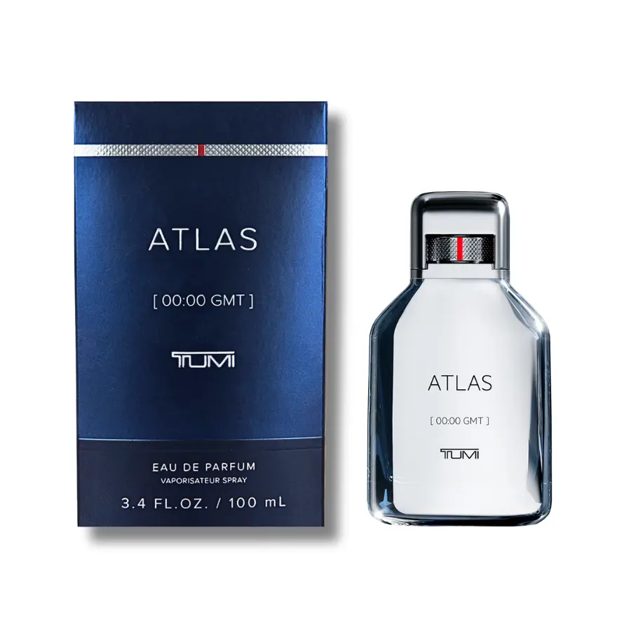 TUMI Atlas Eau de Parfum (EDP) Cologne for Men, Earthy and Spicy Scent with Citrus and Amber Notes, Long-Lasting Fragrance Spray, 3.4 fl.oz, Earthy Woody Scent, Adults, 3.4Oz, Men's Fragrance, Earthy Spice