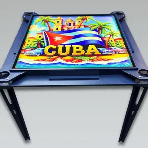 Mesa Domino By Novus fabricate con materiales de Alta resistencia e illumination LED.