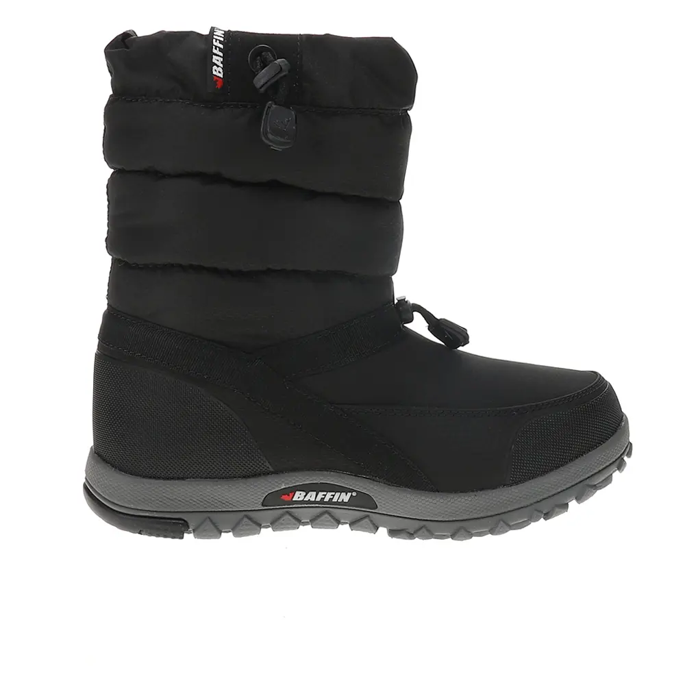 Baffin Womens Cloud Low Waterproof Winter Pull On Casual Boots Ankle - Black