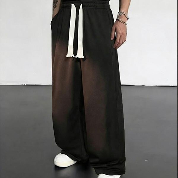 2PACK Men's Oversized Wide Leg Sweatpants  Trendy Drawstring Streetwear Pants, Comfy Lounge & Gym Track Pants