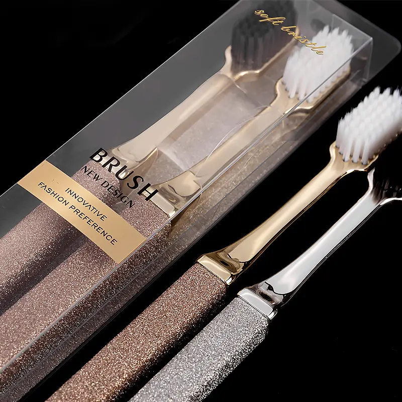 6-Pack of Luxurious Adult Soft Toothbrush for Adults Helps Whiten Teeth