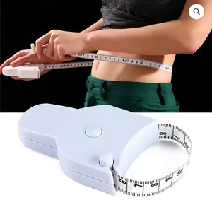 GJX Sturdy High-Quality Automatic Telescopic Body Tape Measure Tool for Women, Metric Measurement of Waist, Hip, Bust, Arms