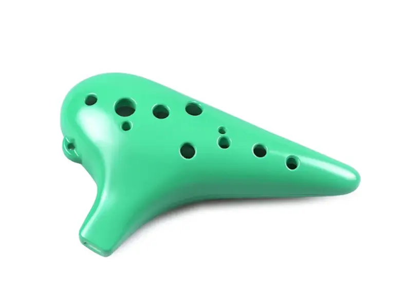 STL Ocarina - 12-Hole Plastic Tenor Ocarina in C Major - Gift for Musicians - OcarinaTok MusicTok Gifts