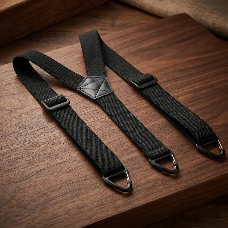 Hidden Suspenders for Men & Women  1.5" Wide, Under-Clothing Comfort | 3 Snap Loop, No-Slip Fit for All-Day Wear