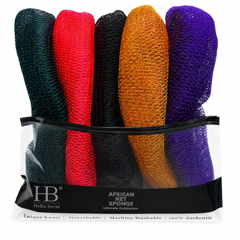African Net Sponge, African Exfoliating Net Sponge, African Bath Sponge, Ethically Sourced Real African