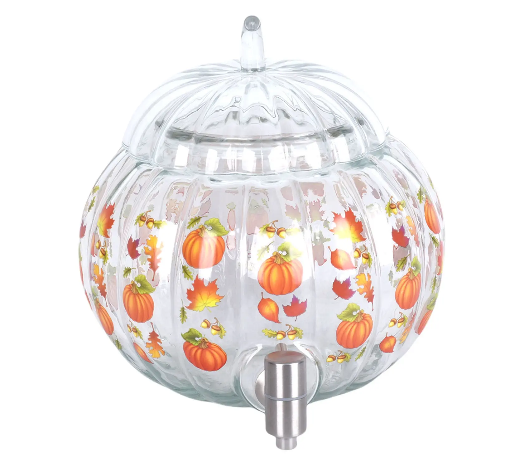 Temp-tations 1.5-Gallon Glass Pumpkin Drink Dispenser Temp-tations 1.5-Gallon Glass Pumpkin Drink Dispenser