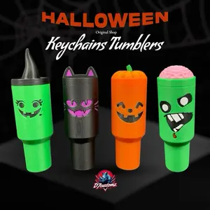 D7customz Mini Keychain Storage Holder - Cute Lip Balm & Small Item Organizer - Holiday Special Edition - Compact Design for Everyday Use & Gifts