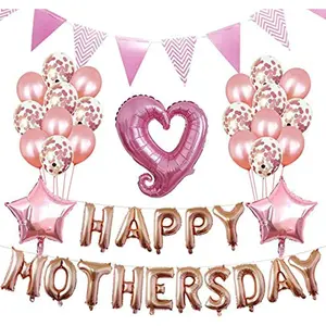 HAPPY MOTHER'S DAY Balloon Set Decoration for Mother's Day Party (PINK)