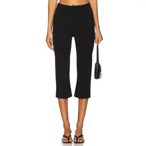 EAVES Janith Capri Pant in Black