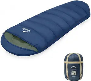 Naturehike Cold Weather Sleeping Bag for Adults, 30-39 ℉ Hollow Cotton Backpacking Sleeping Bag Winter, Mummy Sleeping Bag Warm for Camping, Hiking