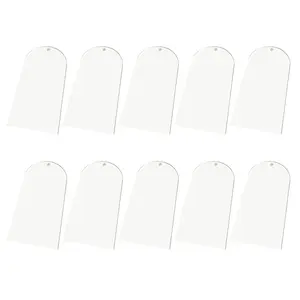 10pcs DIY Clear Acrylic Wedding Table Sign Place Card Set Supplies