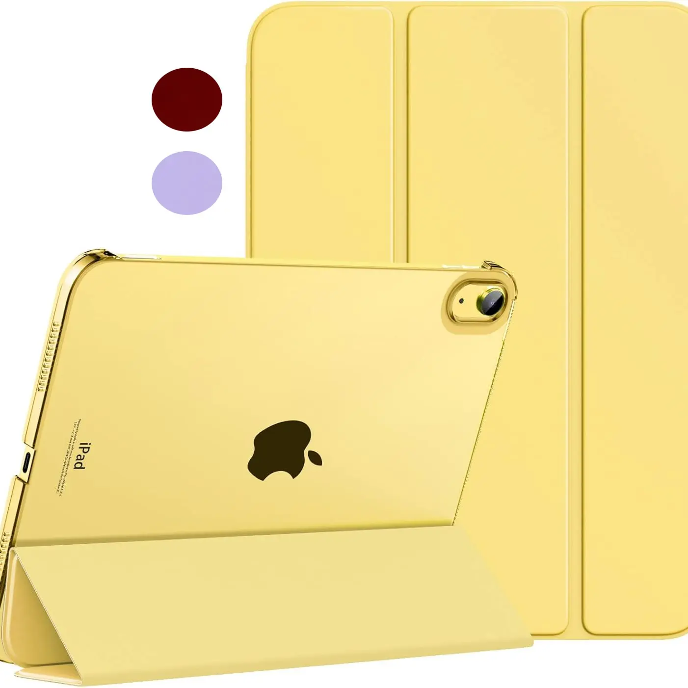 iPad (A16) 11th Generation Case 11 Inch 2025,iPad 10th Generation Case 10.9 Inch 2022,Protective Slim Stand Hard PC Translucent Back Shell Smart Cover,Support Touch ID,Auto Wake/Sleep, Magnetic Protection, Tablet Accessories