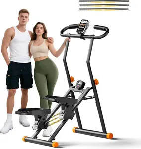 Stair Stepper for  Gym, 2025 Upgrade Stair Climber w/ 3-Level Resistance & Height, Non-Slip Pedals, Digital  & Phone Holder  Exercise Machine for Women Men