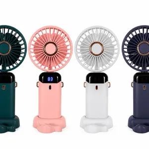 Handheld Portable Fan with LED Digital Display