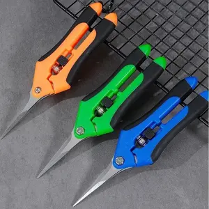 Multifunctional imported grape pruning shears, stainless steel, labor-saving garden and flower pruning shears.