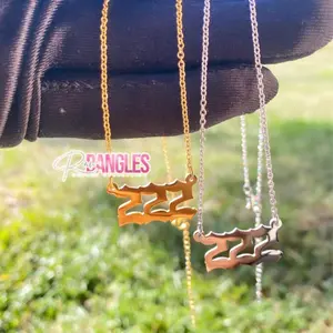 Angle number necklaces ( 111, 222, 444, 888 )