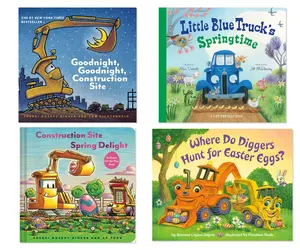 Construction & Trucks Pack: 4-Book Complete Bundle Set for Kids - Board Book