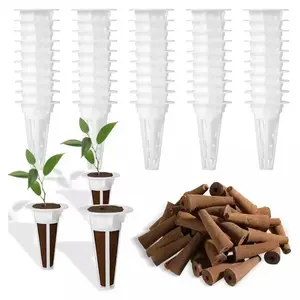 30-Pcs Universal Hydroponic Seed Pod Kit – 15 Sponges & 15 Baskets for Indoor Garden Systems, Easy Growing for Herbs & Vegetables