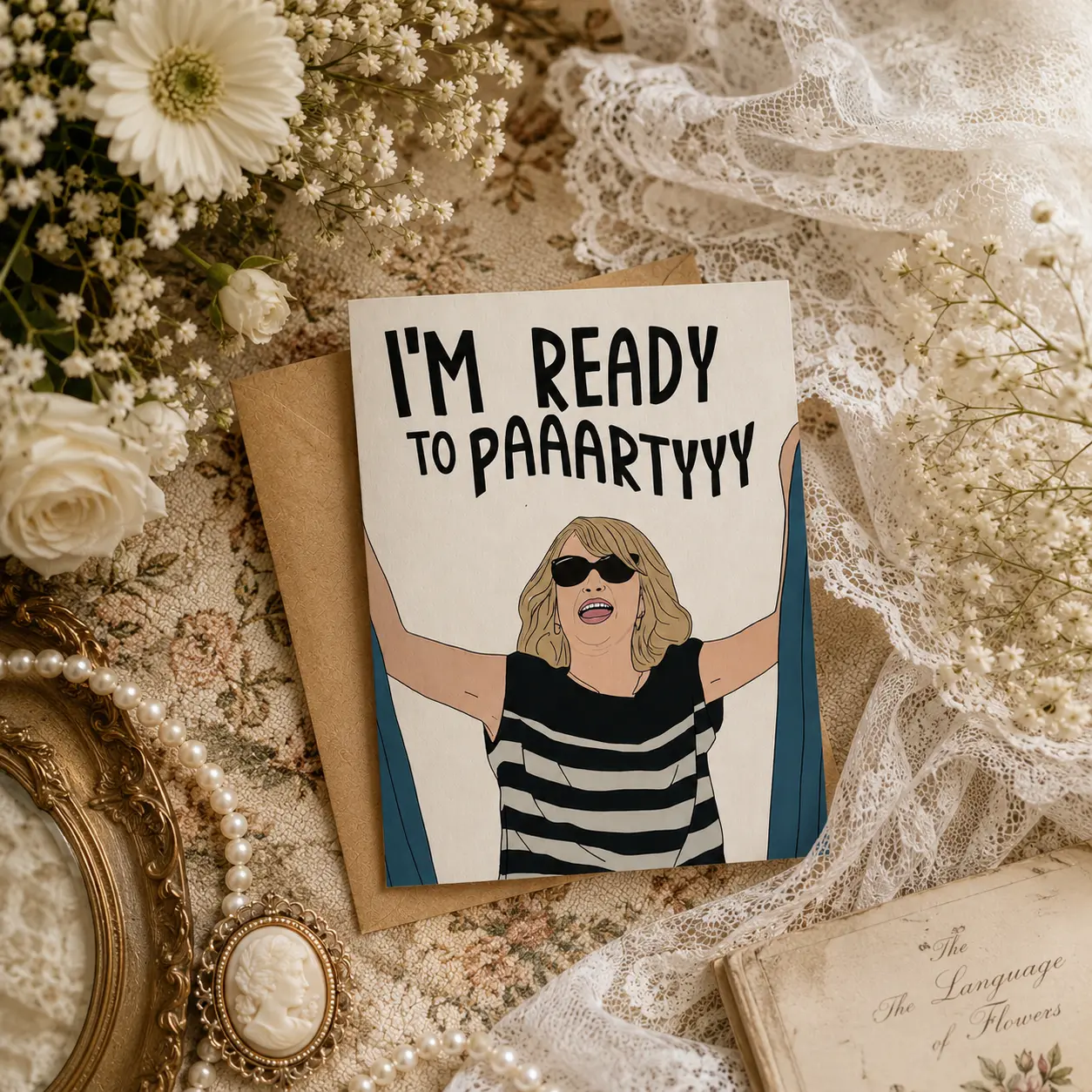 I’m Ready to Party Bridesmaid Card, Funny Bridesmaid Proposal Reply, Bridal Party Acceptance Card, Funny Bridesmaid Card, I’m Ready to Party Will You Be My Bridesmaid Response Card, Wedding Party Card