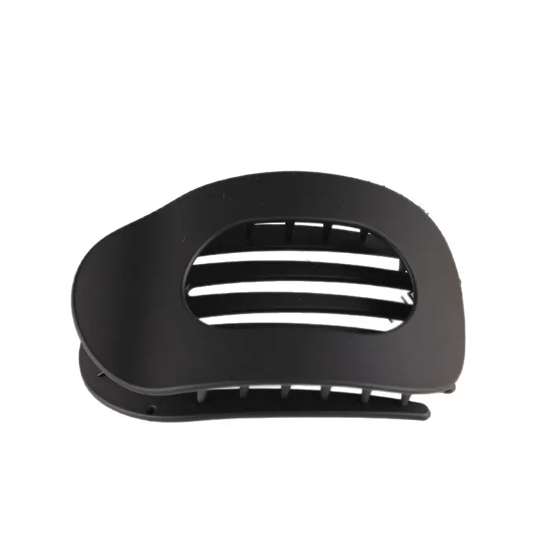 Elliptical Hair Clip   Matte Black