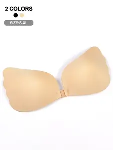 New Angel Wing Invisible Smooth Everyday Bra, Underwear, Lingerie, Breathable Adhesive Nipple Cover, Push-Up Medium Support, Fitted Sexy Style, All Seasons Wear, Womenswear