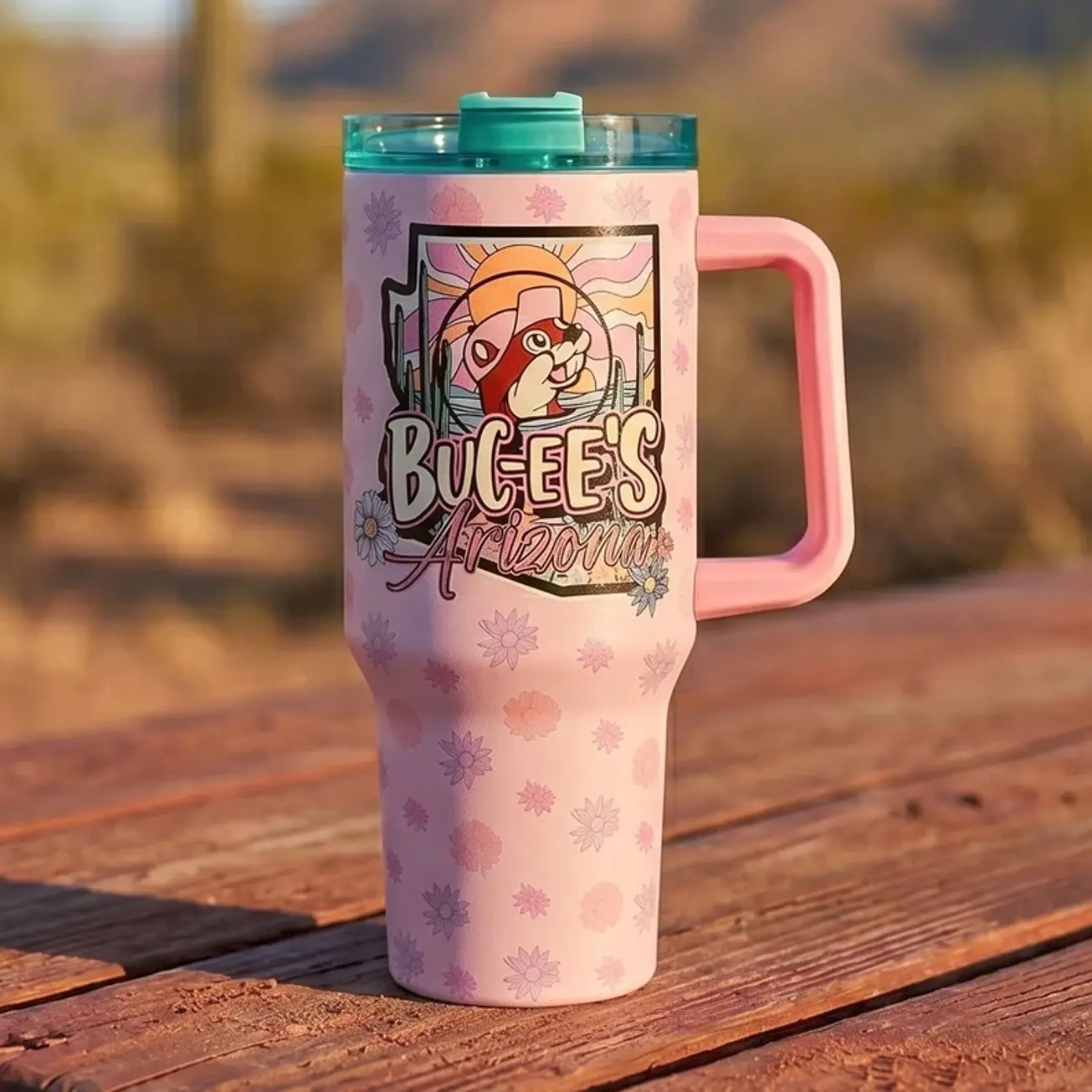 Buc-ee's Arizona Pink 40oz Pro Tumbler