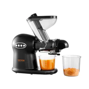 【Father's Day】VEVOR Slow Masticating Juicer,  , 2-Speed Mode Cold Press Juicer Machine with Reverse Function, Quiet Motor Slow Juicer, Juice Extractor Maker Easy to Clean with Brush, for High Nutrient Fruit Vegetable