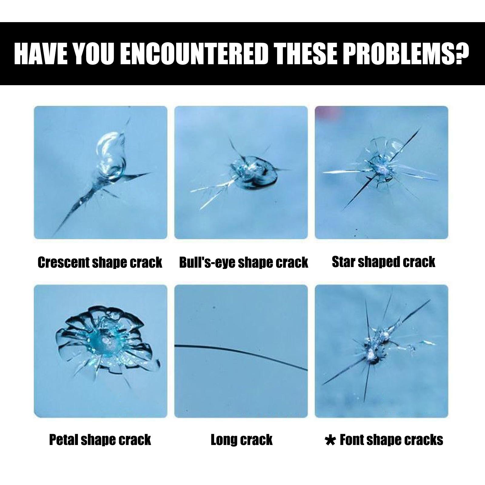 Car Windshield Crack Repair Liquid Adhesive Repair Agent For Auto Glass Cracks And Breaks