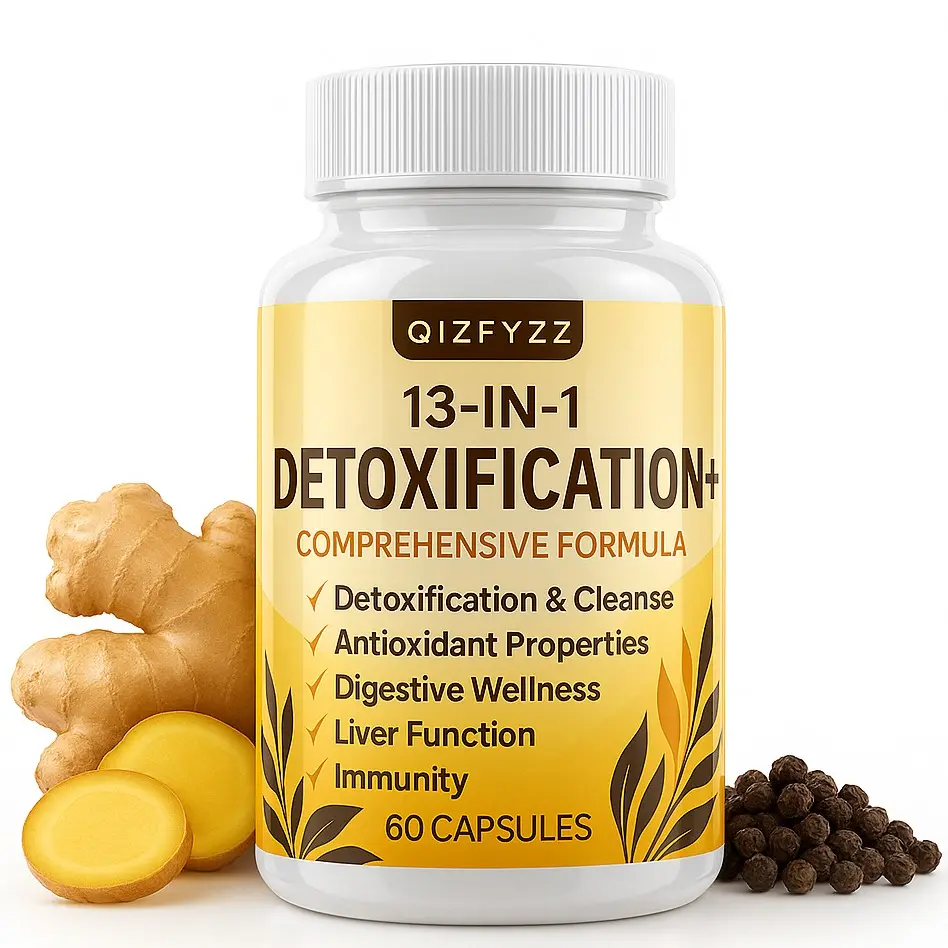 Detox Binder Edible Dietary Supplement - Summervibes Botanical Formula with Activated Charcoal, Zeolite, Bentonite Clay, Milk Thistle, Proprietary Blends - Liver Health, Gut Detox Cleanse, Max Absorption, 60 Vegan Capsules for Wellness & Healthcare, Gut C