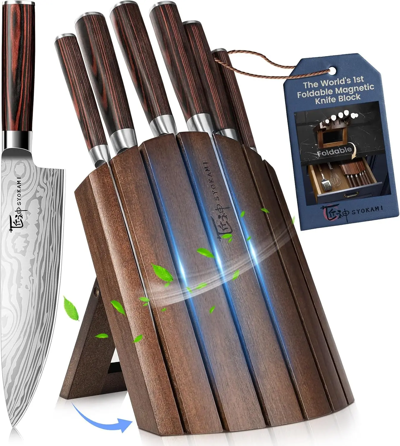 Kitchen Knives Set, Kitchenware for Cooking, Sharp Blade Chef Knives with Non-Slip Grip