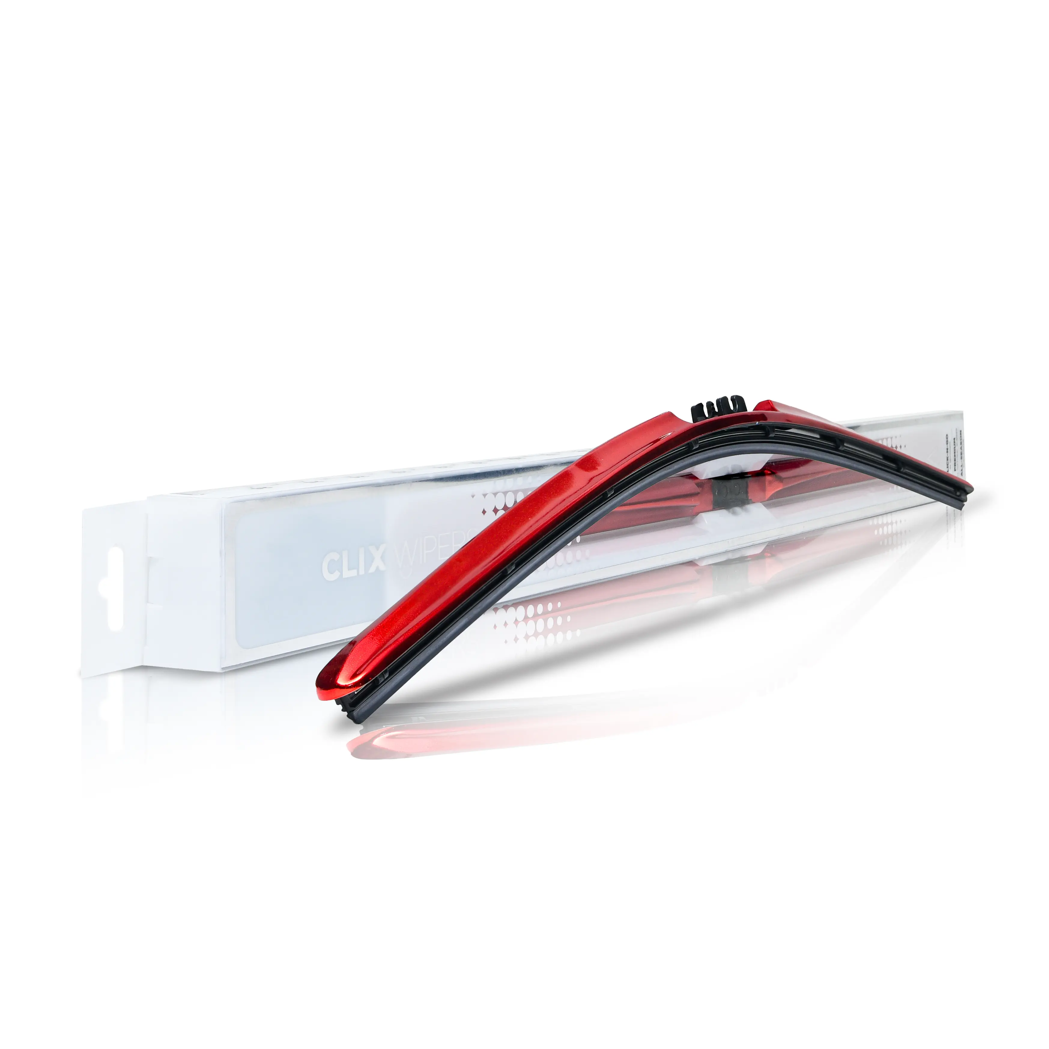 Red Chrome Single Front Wiper Blade Red Chrome Single Front Wiper Blade