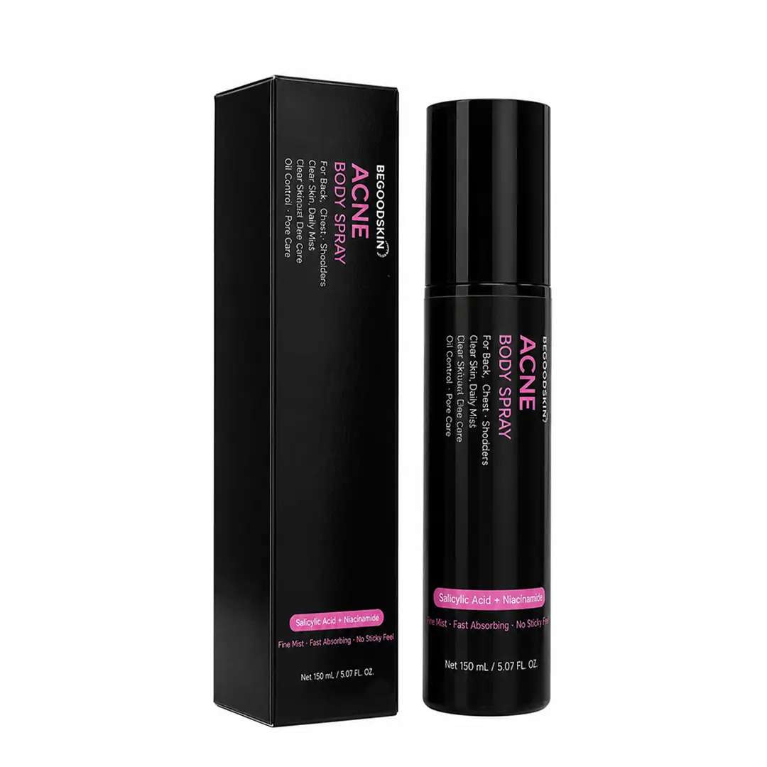 BEGOODSKIN Body Acne Spray with Salicylic Acid for Skin Repair & Acne Relief, Mist for Back, Chest & Oily Skin, 5.07 fl.oz., Mist Spray, Anti-Acne