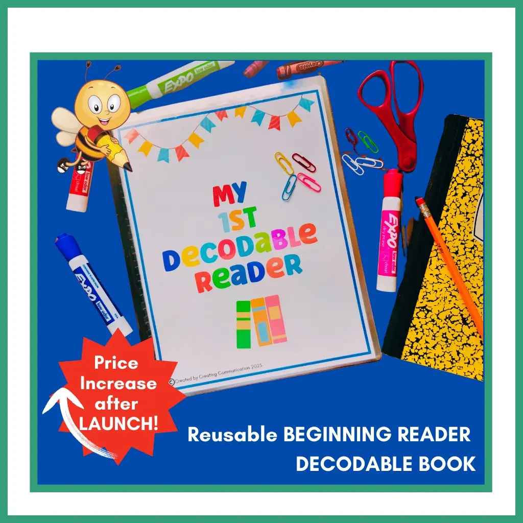 1st Decodable Reader for Kindergarten and 1st grade  Beginners Beginning Reading Phonics Vocabulary Reusable Dry Erase Fun Engaging Kindergarten 1st grade readers struggling readers Back to School