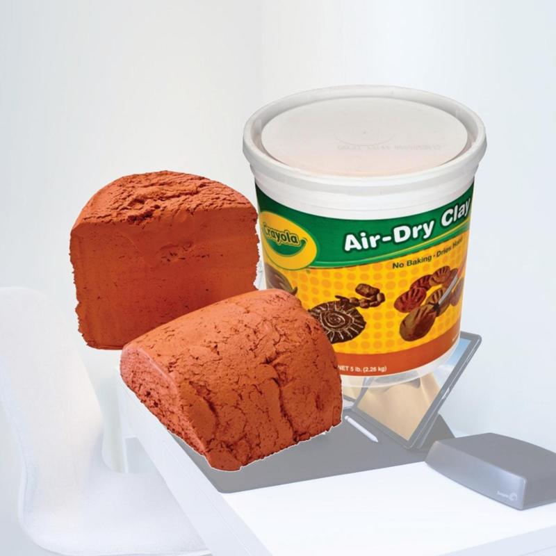 Crayola  5 lbs Air-Dry Clay, Terra Cotta