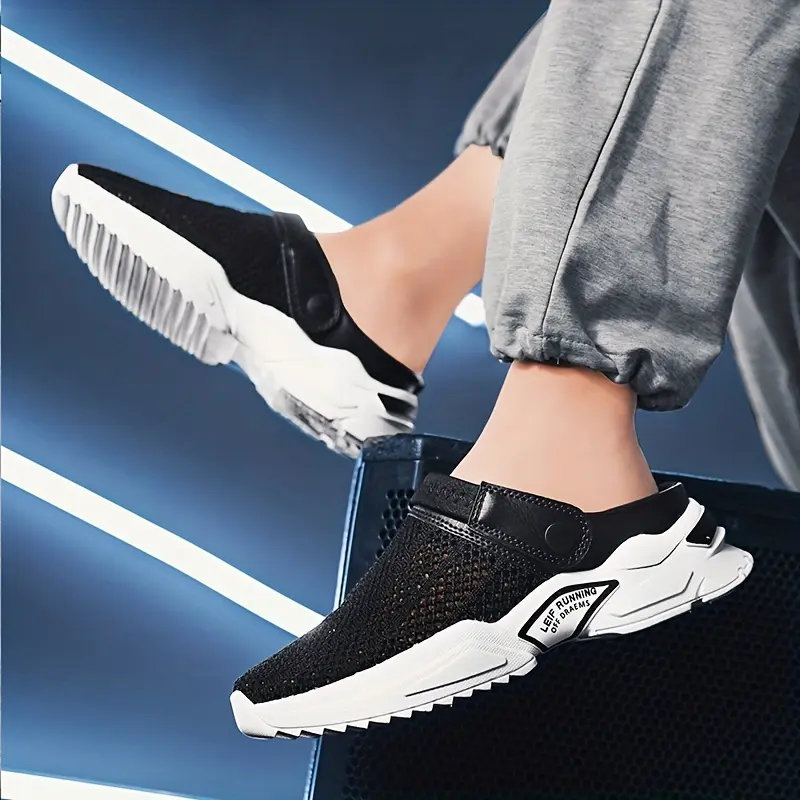 JIT Men's Outdoor Trendy Footwear - Dual-Purpose Sports Clogs, Summer Closed-Toe Slides, Anti-Slip Shock-Absorbing Beach Shoes, Slide, Walking Shoes