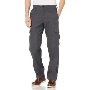 Red Kap Men's Industrial Cargo Pant, Charcoal, 42W x 32L