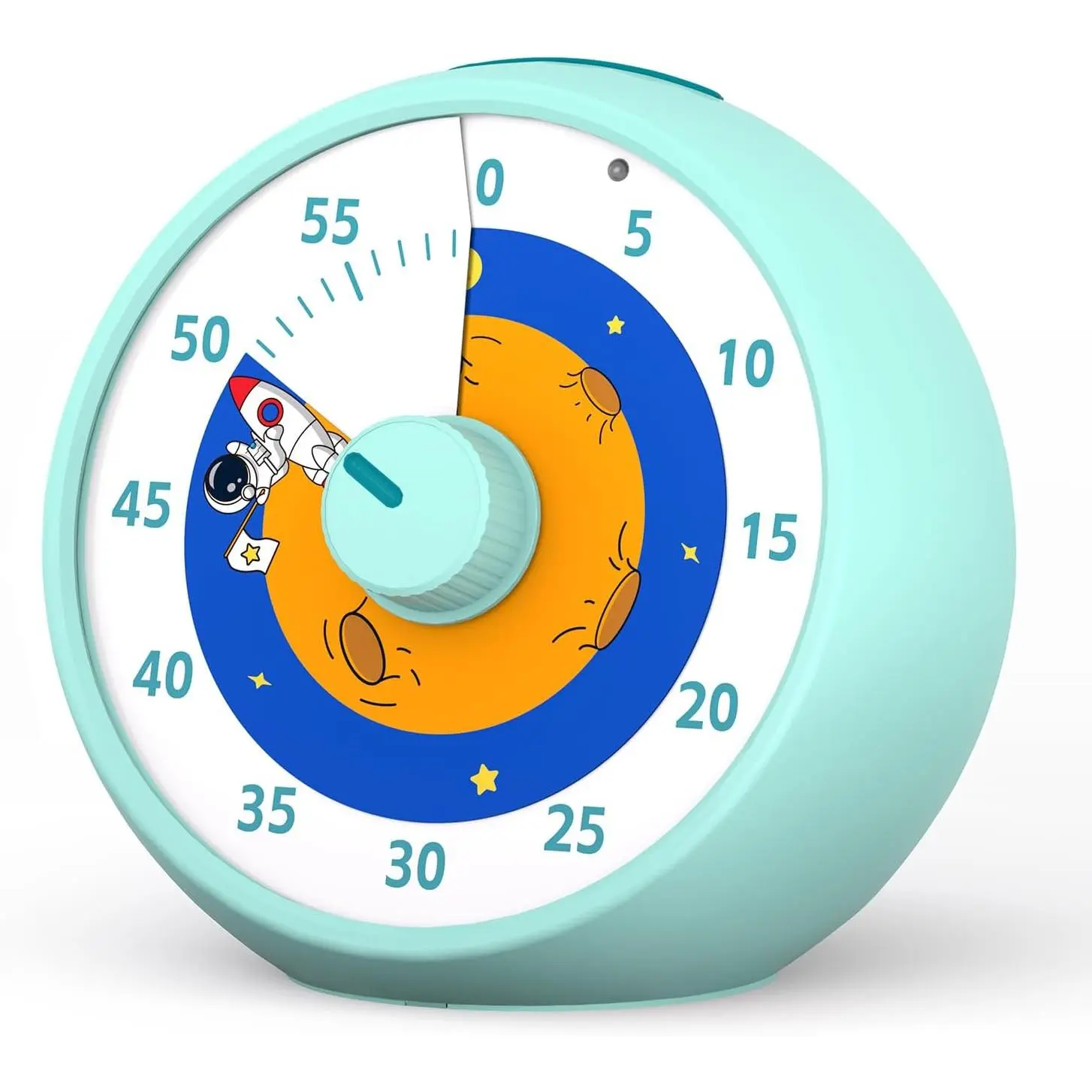 P-SO070   Visual Timer for Kids, 60-Minute Countdown Timer for Classroom Office Kitchen, Desk Timer Kids Time Management Tools with Silent Operation, Pomodoro Time Rainbow Pattern Utensils Set