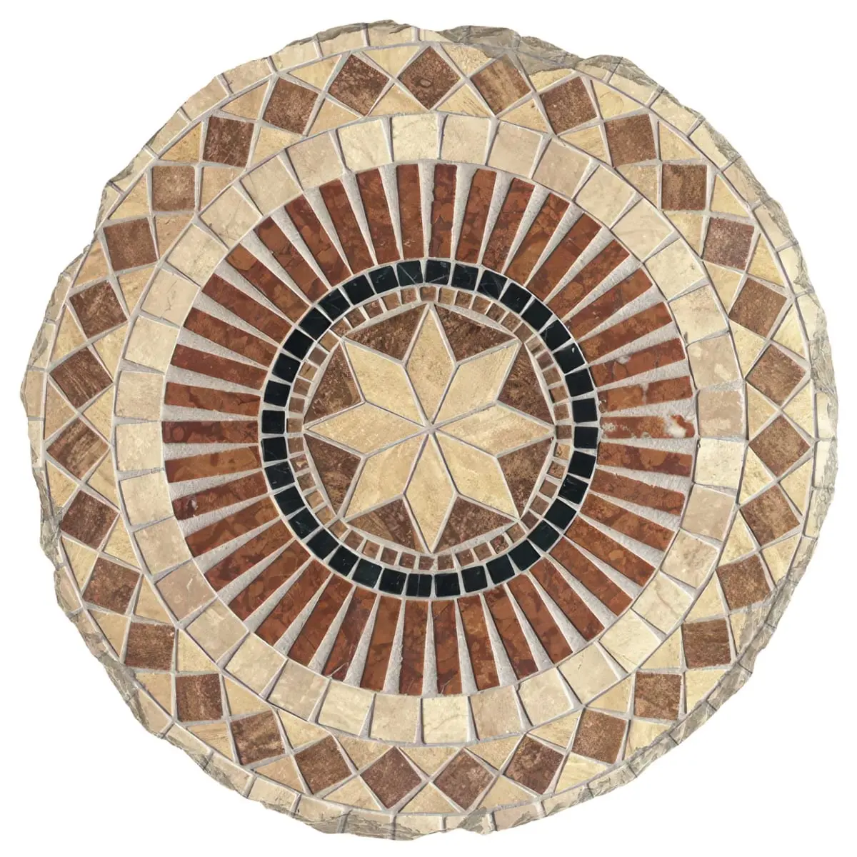 Dicksons SSR-1013 Garden Stone Mosaic Tile, Modern Decorative Stones for Home Improvement & Garden Decor