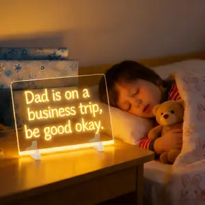 WheelKis Durable Kids LED Art Board with USB Lights & Markers Portable Writing Drawing Tablet Perfect for Home Classroom Learning Decor & Family Fun Educational Gift
